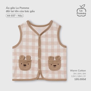La pomme AW2025 BST Áo gile La Pomme cho bé T8.4