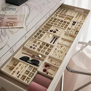 LUImo Hộp đựng đồ trang sức đổ xô Khay trưng bày Nhiều kiểu dáng cho vòng cổ, vòng tay, bông tai, hộp sắp xếp nhẫn SBS