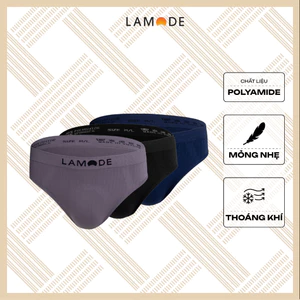 Quần Lót Briefs Dệt liền Nam Lamode Seamless Technical co giãn độ bền cao thoáng mát không đường may LBF009