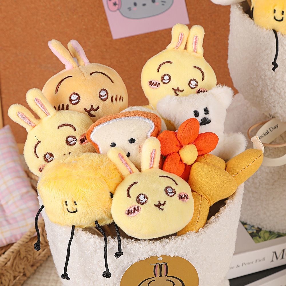 Chiikawa Usagi Hachiware Sang Trọng Hoa Bó Kawaii Mềm Nhồi Bông Sang Trọng Đồ Chơi Búp Bê Bó Hoa Trang Trí Phòng Búp Bê