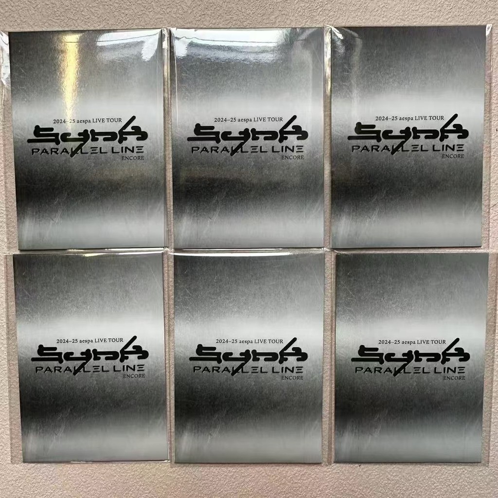 Æspa SYNK: PARALLEL LINE ở Seoul Encore Fortune Scratch Set Thẻ ảnh