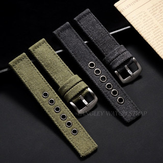 20 / 22 / 24mm Vải Bền Nylon Dây Đeo Đồng Hồ Đa Năng Dệt Nylon Dây Đeo Đồng Hồ Nam Nữ Vòng Tay Vải Dây Đeo Đồng Hồ 20mm 22mm Thể Thao Đen Xanh
