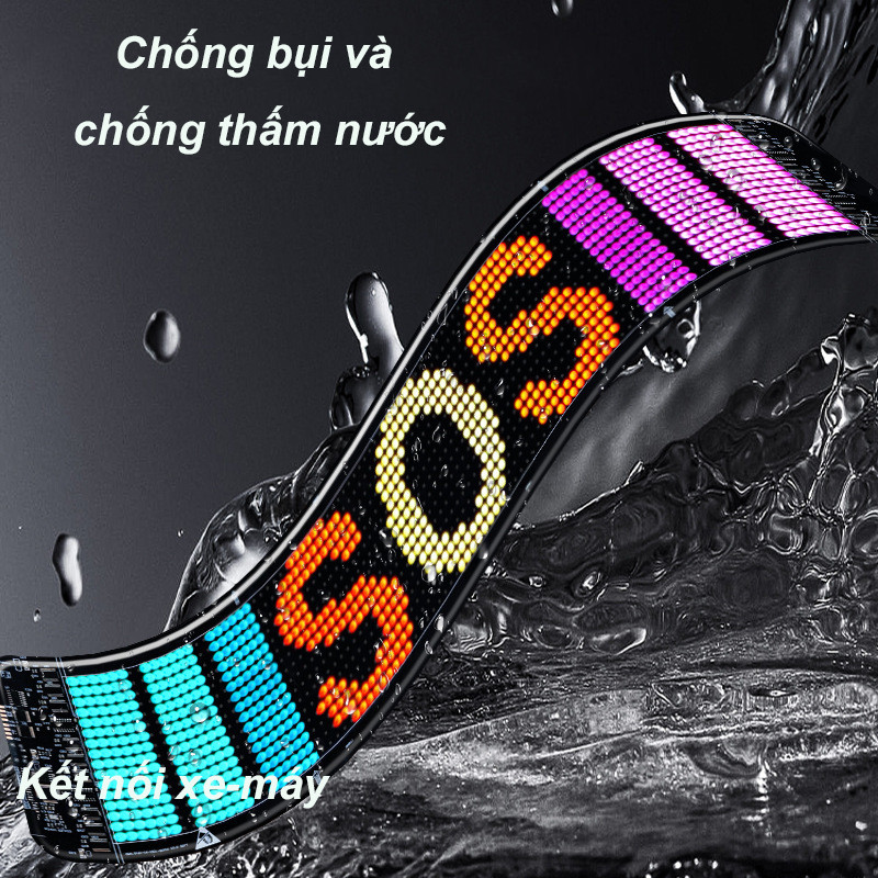 Đèn led MA TRẬN hiện thị màn hình OTO，Màn Hình LED Ô Tô, Cuộn quảng cáo, Chống nước IP65