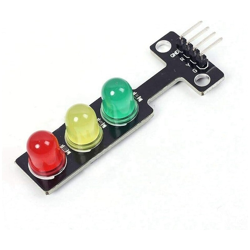 Bộ 5 Đèn Giao Thông Mini LED DC 5V 5MM Mô Đun Màn Hình DIY Project Kit, Hệ Thống Giao Thông Mô Hình Đèn Giao Thông