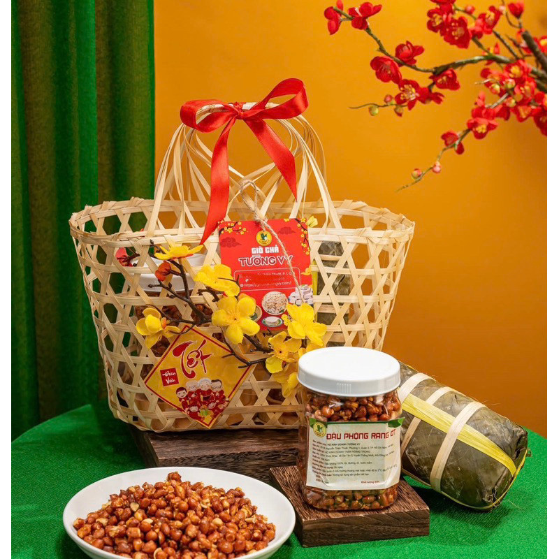 Giỏ tre đựng quà Tết, đựng quà trung thu, làn quà tặng