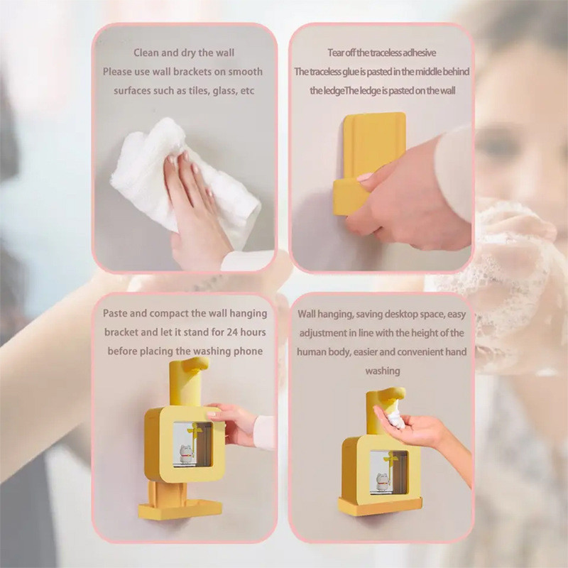 Máy rửa tay tự động 400ml, cảm ứng, tạo bọt, phân phối xà phòng, khử trùng, cầm tay