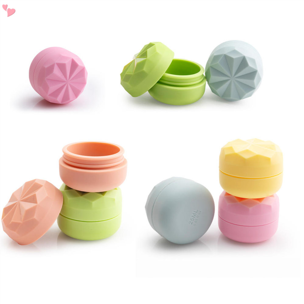 Lọ kem silicon chống rò rỉ Chai kích thước du lịch bằng silicon Hộp ...