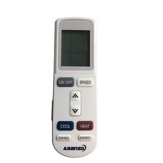 tay điều khiển remote từ xa điều hòa Asanzo 7 nút-kèm pin-tay đầu bấm điều hòa Asanzo 7 nút