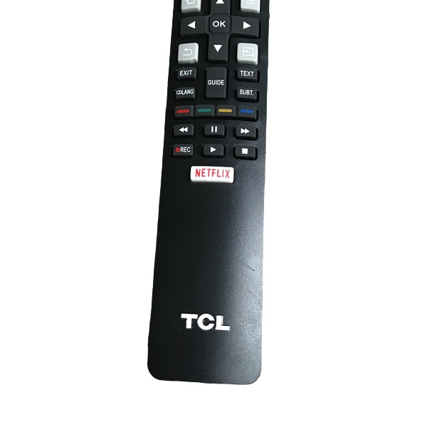 tay điều khiển remote từ xa tivi TCL dài dẹt hàng tốt-kèm pin-tay đầu bấm tivi TCL dài dẹt hàng tốt