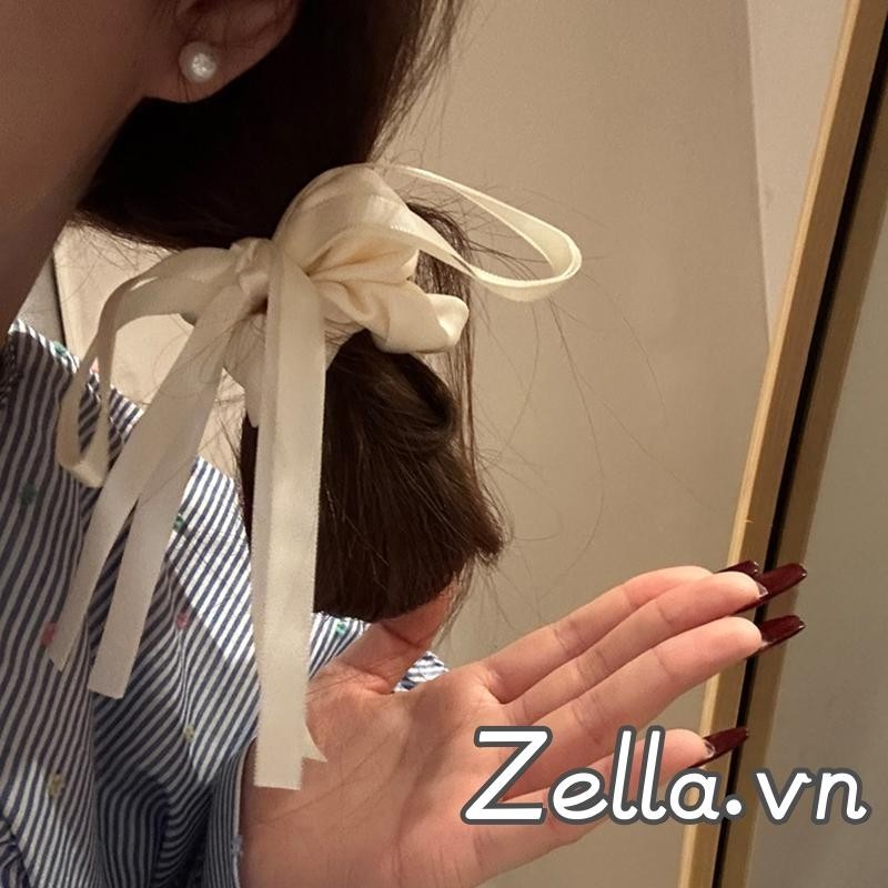 Phụ Nữ 2 Nơ Dây Buộc Tóc Ruột Lớn Co Giãn Tóc Dây Ruched Đuôi Ngựa Giá Đỡ Phụ Kiện Tóc