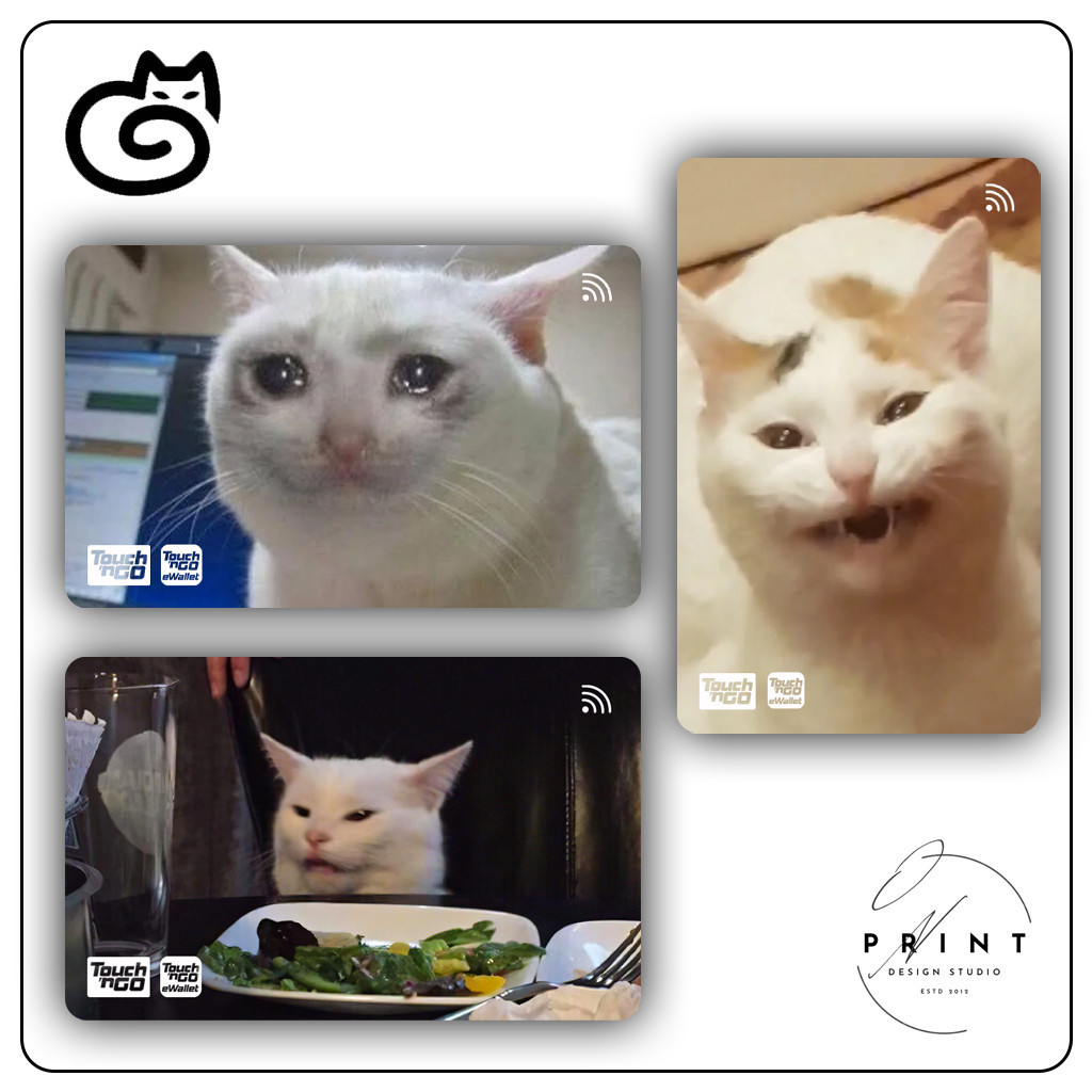 [Cat Memes] Sticker Card, skin ATM | Miếng Dán Thẻ ATM, Thẻ Chung Cư ...