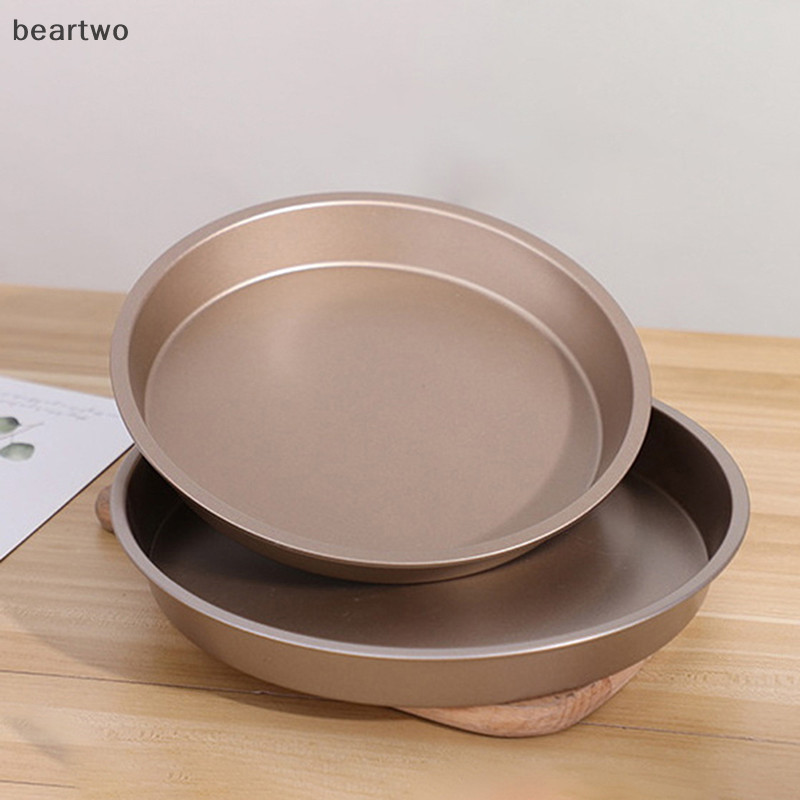 < Beartwo > 10 / 9 / 8 / 7 / 6 Inch Khuôn Nướng Bánh Không Khí Nồi Chảo Khay Tròn Dụng Cụ Nhà Bếp Đẹp