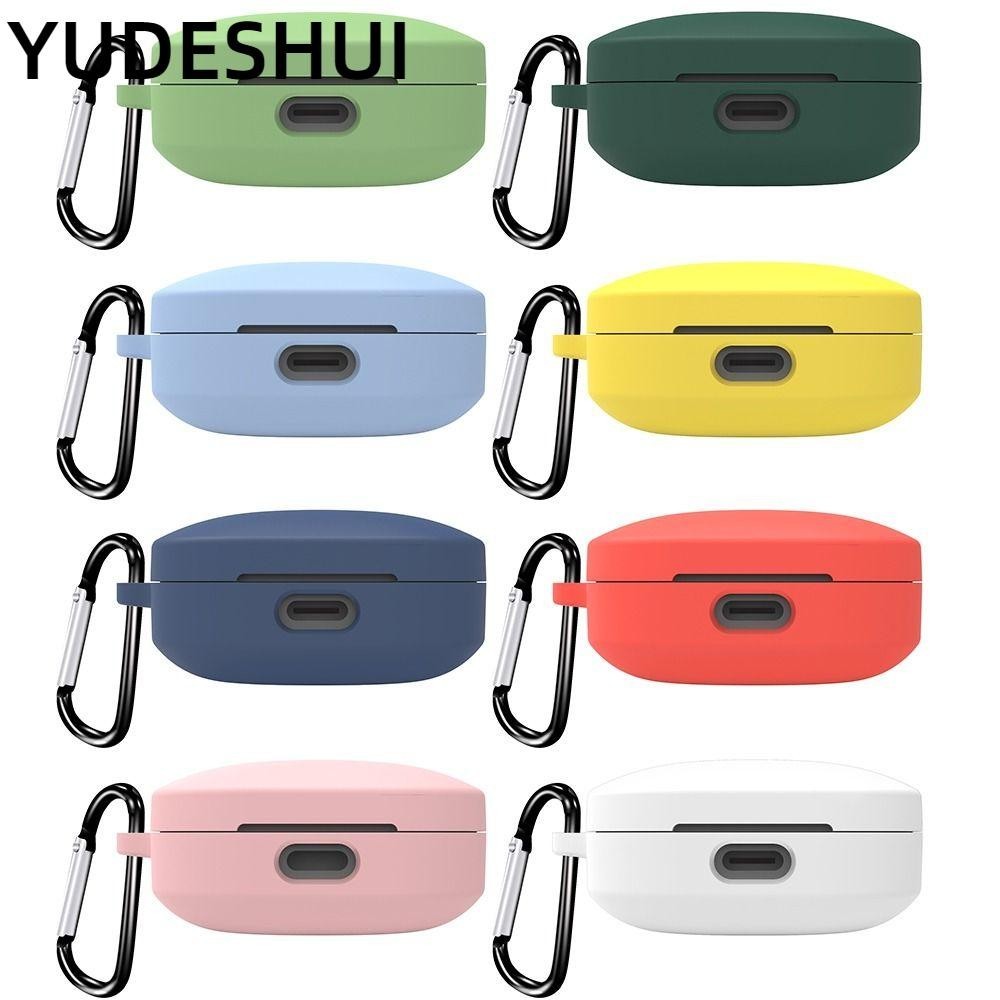 YUDESHUI Bảo vệ, Vỏ chống sốc chống trầy xước, Phụ kiện tai nghe mềm Silicone có móc Vỏ vỏ cho Redmi Buds 6 Active