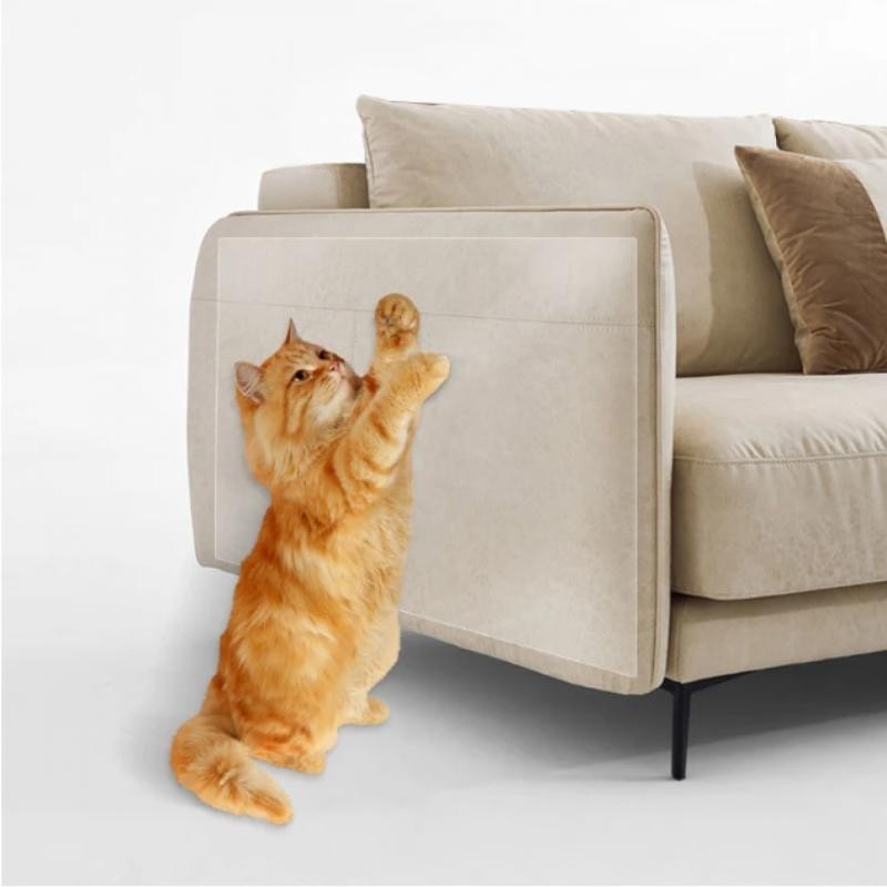 Mèo Xước Sofa Miếng Lót Bảo Vệ Tự Dính Đồ Nội Thất Thú Cưng Bảo Vệ Bao Chống Mèo Trầy Xước Đi văng Miếng Dán