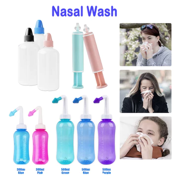 1 Chiếc Rửa Mũi Viêm xoang Máy Làm Sạch Mũi Cho Người Lớn Trẻ Em Dị Ứng Điều Trị Viêm Mũi Irrigator Neti Nồi Dụng Cụ Làm Sạch Mũi