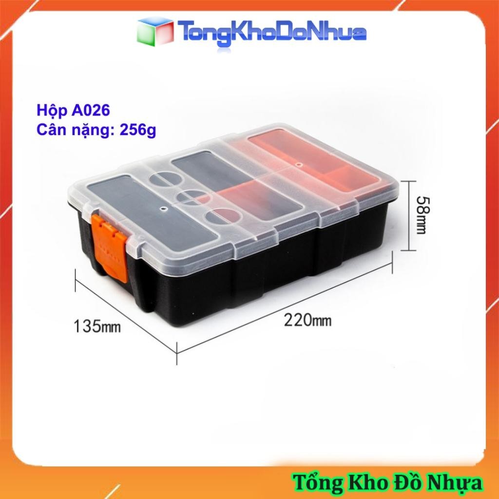 Hộp PVC đựng ốc vít vật dụng nhiều ngăn tiện dụng Homdeko A loại lớn ...