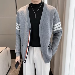 Áo len Dichuangzhe Áo len Cardigan nam dáng rộng