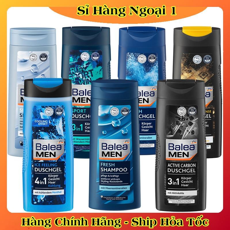 [DATE MỚI] Sữa tắm BALEA MEN Đức 3in1 Chai 300ml của Đức