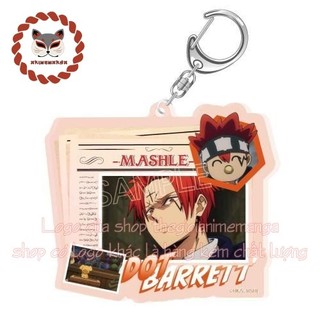 Móc khóa MASHLE: MAGIC AND MUSCLES ver NEWSPAPER keyring mica acrylic in hình anime chibi dễ thương