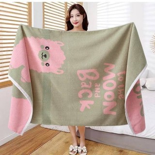 Khăn tắm Cotton nguyên chất hấp thụ nước cao cấp Thân thiện với da mềm mại 70X140cm