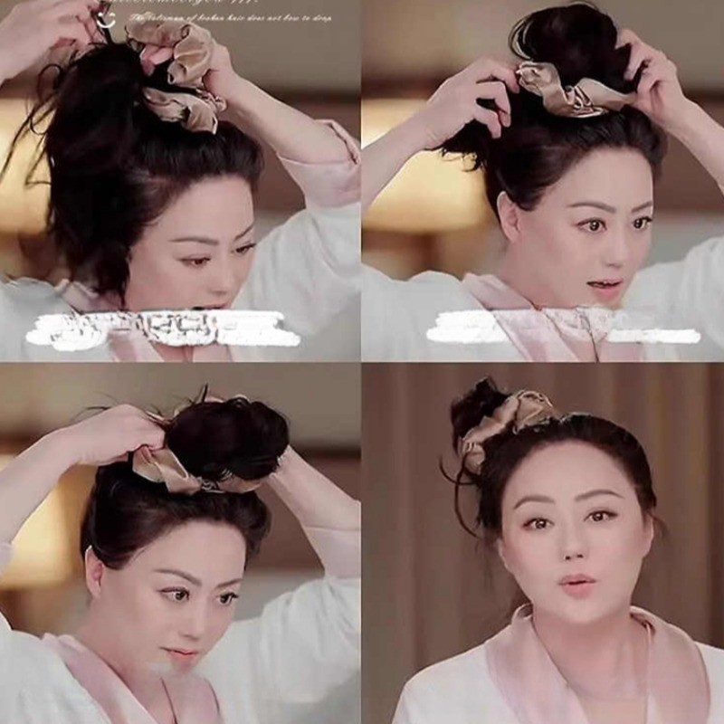 Dây buộc tóc Scrunchy thời trang mới, phong cách Hàn Quốc, dành cho phụ nữ