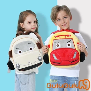 Ba lô hoạt hình bé trai bé gái tập đi Túi xách mẫu giáo hình ô tô nhẹ Túi sách trẻ em 1-3 tuổi