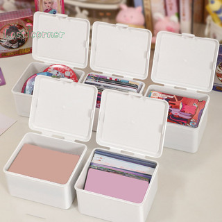 [Lostcorner] Hộp lưu trữ trong suốt Hàn Quốc Thẻ Photocard Hộp lưu trữ Thẻ ảnh Hộp lật phân loại [Mới]