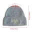 Mũ dệt kim CHEESELY, Mũ beanie dày dễ thương, Thời trang mềm mại Y2K Slouchy Bonnet dành cho nam nữ