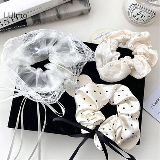 Luimo Thời Trang Hợp Thời Trang Nơ Scrunchies Dành Cho Nữ Bé Gái Co Giãn Đuôi Ngựa Giá Đỡ s Ngọt Ngào Tóc Tinh Tế Phụ Kiện Tóc SBS