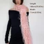Khăn quàng cổ CHEESELY lông thỏ giả dày lông tơ Y2K, thời trang cho bữa tiệc và giữ ấm 180cm