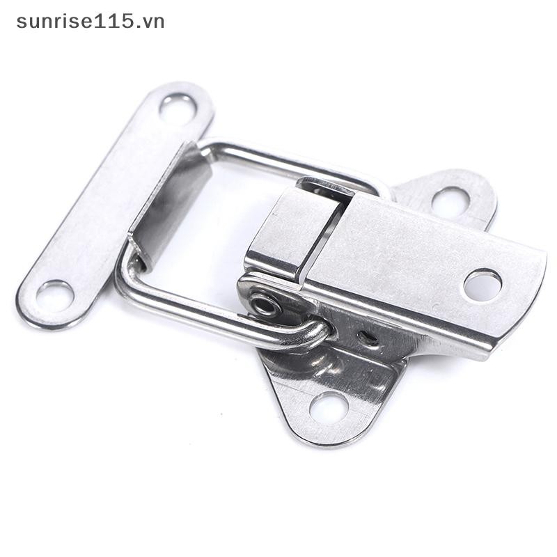 Hộp dụng cụ SRVN Thép không gỉ 304 Khóa móc khóa Kim loại Bật tắt Catch Clasp Bản lề có tải.