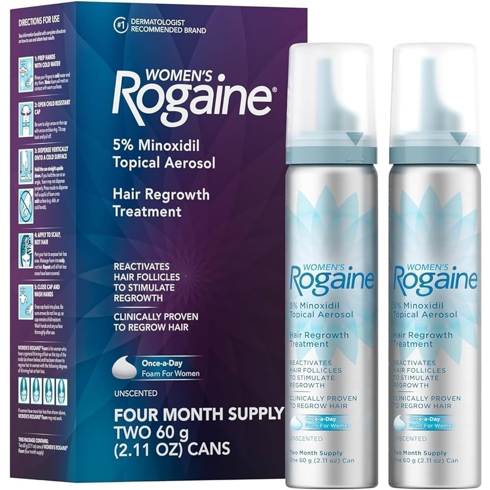 Kem mọc tóc dạng bọt Women's Rogaine Foam Treatment Mi-no-xi-dil 5% dành cho nữ [ MK ]