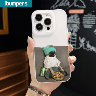 ibumpers Ốp Lưng iPhone Cute Chó Hoạt Hình In Hình Ốp Điện Thoại TPU Trong Suốt nhám Silicon Mềm Chống Sốc Chống Bẩn Cho Iphone 16 15 14 12 13 11 Pro Max IP 7 8 Plus X XS XR