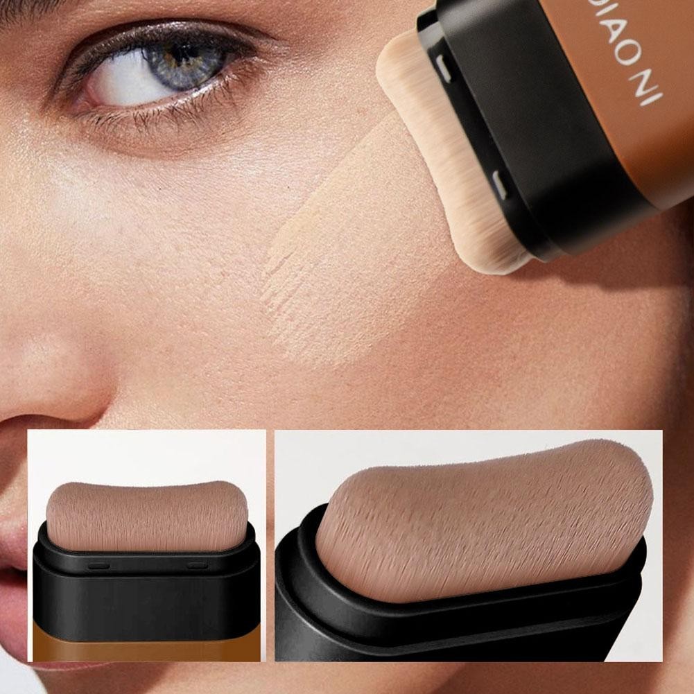 Learnever Matte Eraser Foundation Cream Stick With Brush 20g Kem che khuyết điểm chống thấm nước lâu trôi F9m8