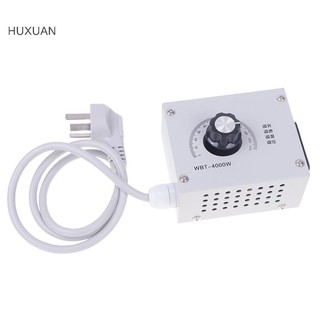 Huxuan AC 220V 18A 4000W Thyristor Bộ điều chỉnh công suất Động cơ Bộ điều chỉnh tốc độ quạt Bộ điều chỉnh tốc độ Bộ điều chỉnh điện áp Bộ điều chỉnh nhiệt RFT