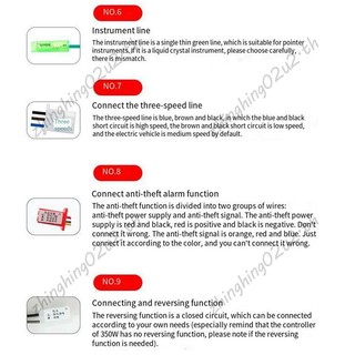 Bộ điều khiển động cơ trung tâm hợp kim nhôm 48V 60V 64V 800W 15Mos MAX 35A cho xe đạp điện Xe tay ga điện Xe máy Bldc Bộ điều khiển động cơ
