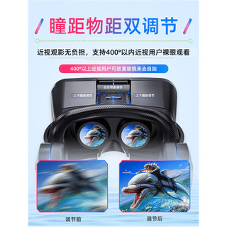 Kính VR mẫu mới Tai nghe ảo tất cả trong một đeo đầu thông minh 4K Kính VR BOX game 6HU9