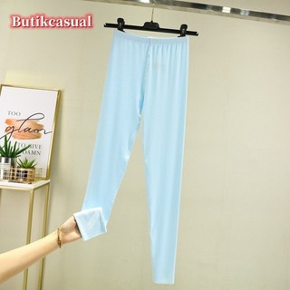 Leggings nữ Modal trơn mỏng mềm mại, co giãn tốt, phù hợp năm 2025