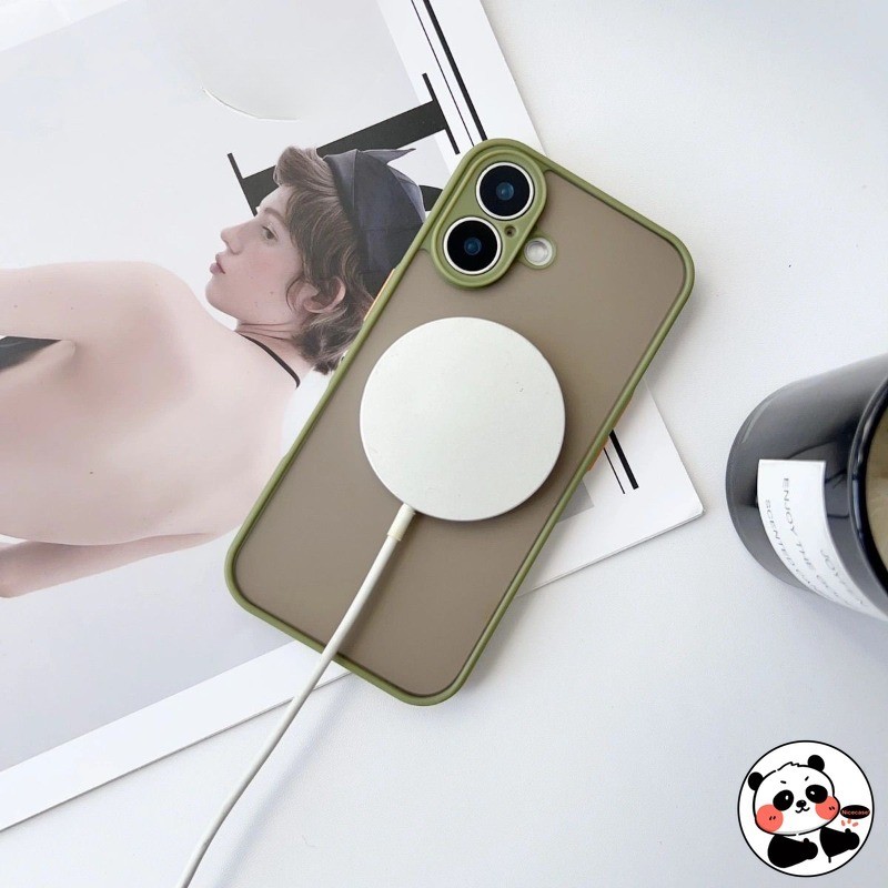 Ốp Điện Thoại Từ Tính Mờ Cho Xiaomi Poco F6 Pro F3 F2 Pro C31 Mi 9 9T Pro 8 Civi 3 2 Mix 4 Note 10 Lite Vỏ Sạc Không Dây Vỏ Acrylic Cứng Mờ Mờ