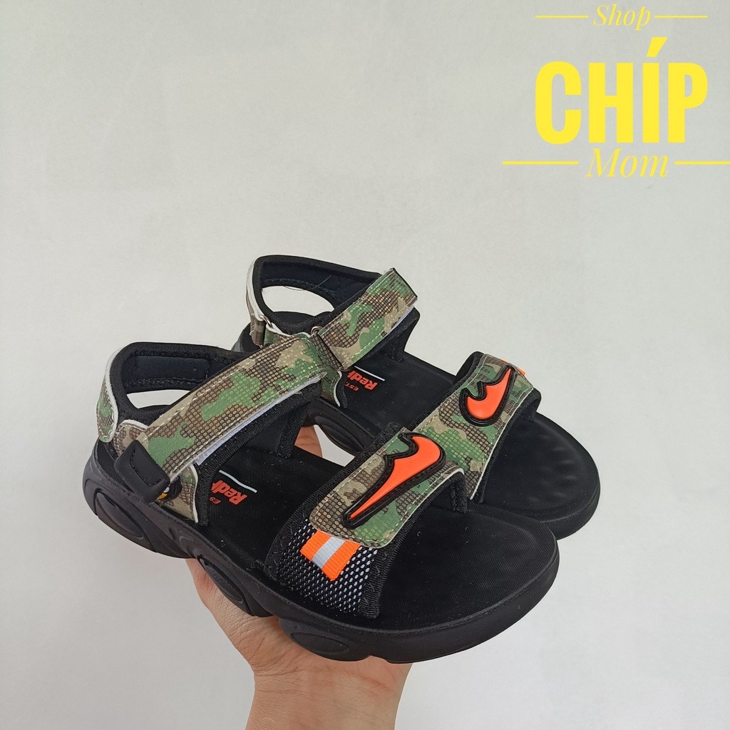 ( hàng sẵn ) sandal bé trai dép quai hậu đi học cho bé khâu đế quai dán tùy chỉnh la bàn vẩy sơn êm chân siêu bền 21A5