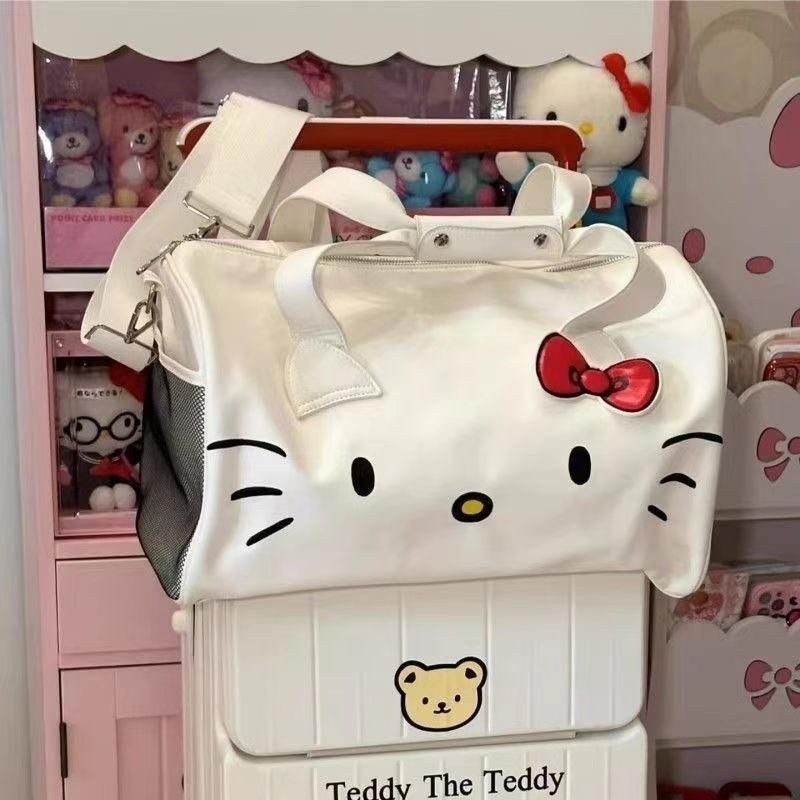 Túi Du Lịch Hello Kitty Đa Năng,Túi tập gym Túi Xách Du Lịch Cài Vali ...