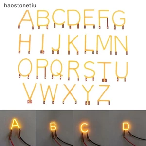 NS Chữ Dây Tóc COB LED Dây Tóc DC3V Nến Edison Vàng Diode Trang Trí Tiệc Phụ Kiện Ánh Sáng DIY NS