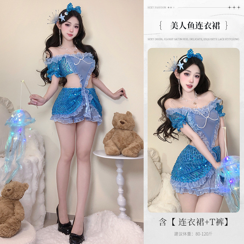 Quần lót một vai gợi cảm phong cách nàng tiên cá tinh khiết, phù hợp với áo tắm và quần short
