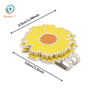 Dovewill Golf Marker với kẹp mũ - Thiết kế sáng tạo hình hoa, hỗ trợ đào tạo golf