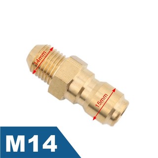 1 Cái 3 / 8 Đến M14 M18 M22 Đầu Nối Nhanh Áp Lực Cao Khớp Nối Nhanh Cho Xe Máy Giặt Súng Nước Adapter Khớp