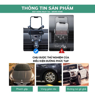 MOTEX Giá đỡ điện thoại trên ô tô móc cửa gió điều hòa không chắn gió có thể điều hướng