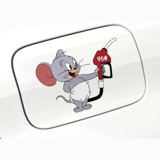 【MOTEX】Decal Dán Xe nắp bình xăng Jerry, decal dán xe chất liệu PVC cao cấp