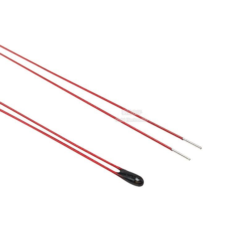 Điện trở nhiệt NTC 1% Đường đóng gói Đầu đen nhỏ MF52B B Giá trị 3950 Cảm biến nhiệt độ 10K 50K 100K
