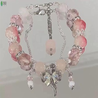 Vòng Tay Hạt Giọt Nước Cho Nữ Đá Pha Lê Với Thép Không Gỉ Cao Cấp Chống Phai Màu Hàng Ngày Đính Hạt Vòng Tay Xếp Chồng