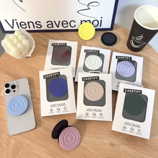 Vòng tròn gợn sóng bằng silicon lỏng để gập điện thoại Giá đỡ từ tính vô hình được sử dụng để hỗ trợ máy tính để bàn